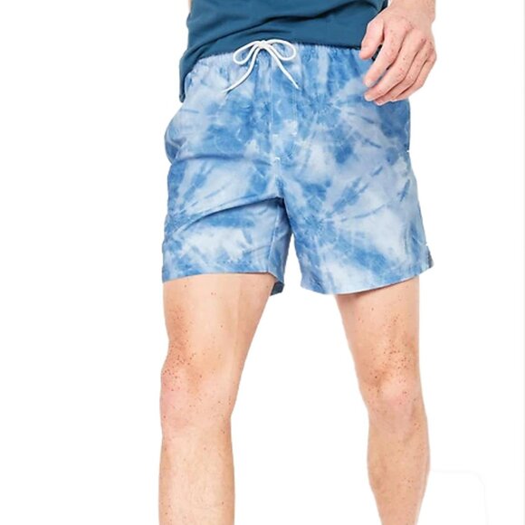 Old Navy Mens Printed Swim Trunks Shorts Size Medium - Picture 1 of 1